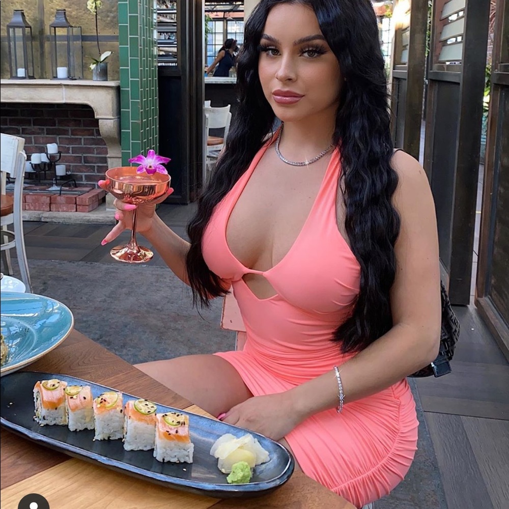 Ohpolly peach dress